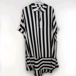 NWT Virabel Women's Black & White Modern Classic Dress